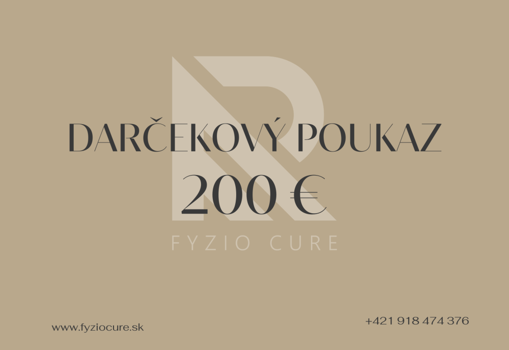 Darčekový poukaz v hodnote 200 €
