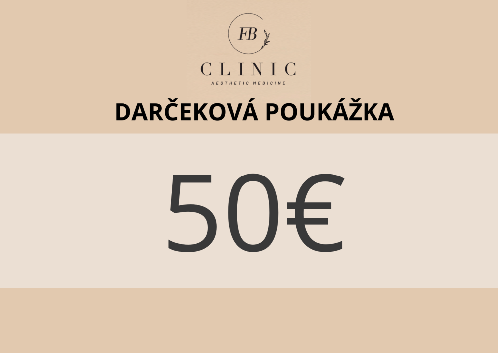 Darčeková poukážka 50 €