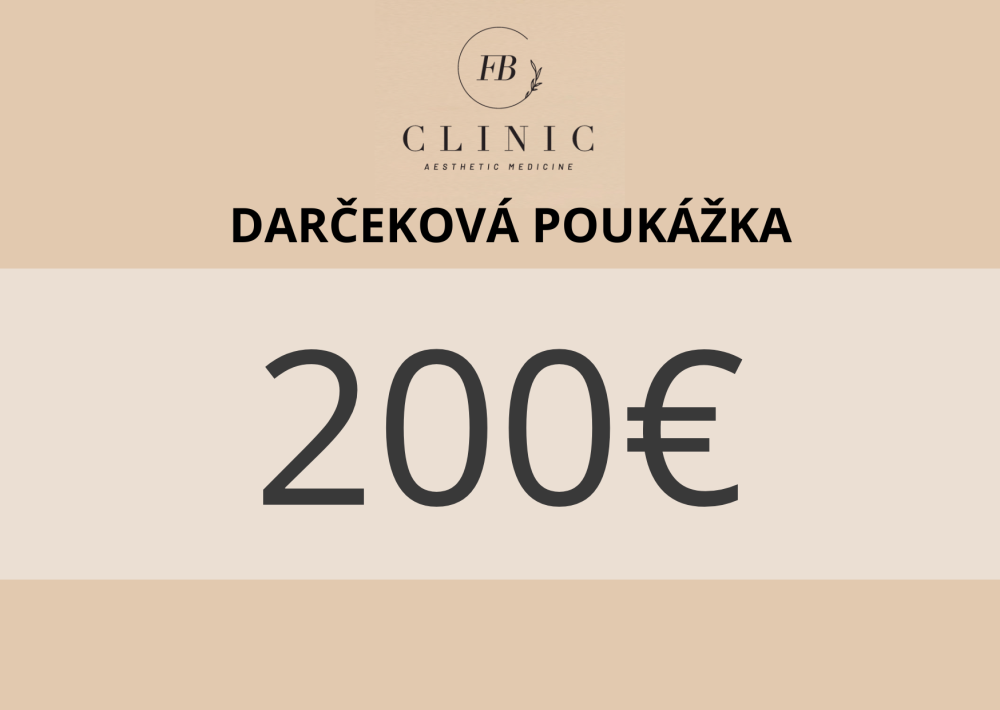 Darčeková poukážka 200 €
