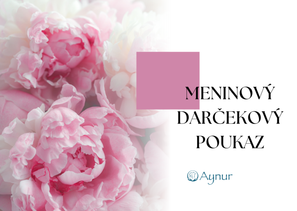 Meninový darčekový poukaz