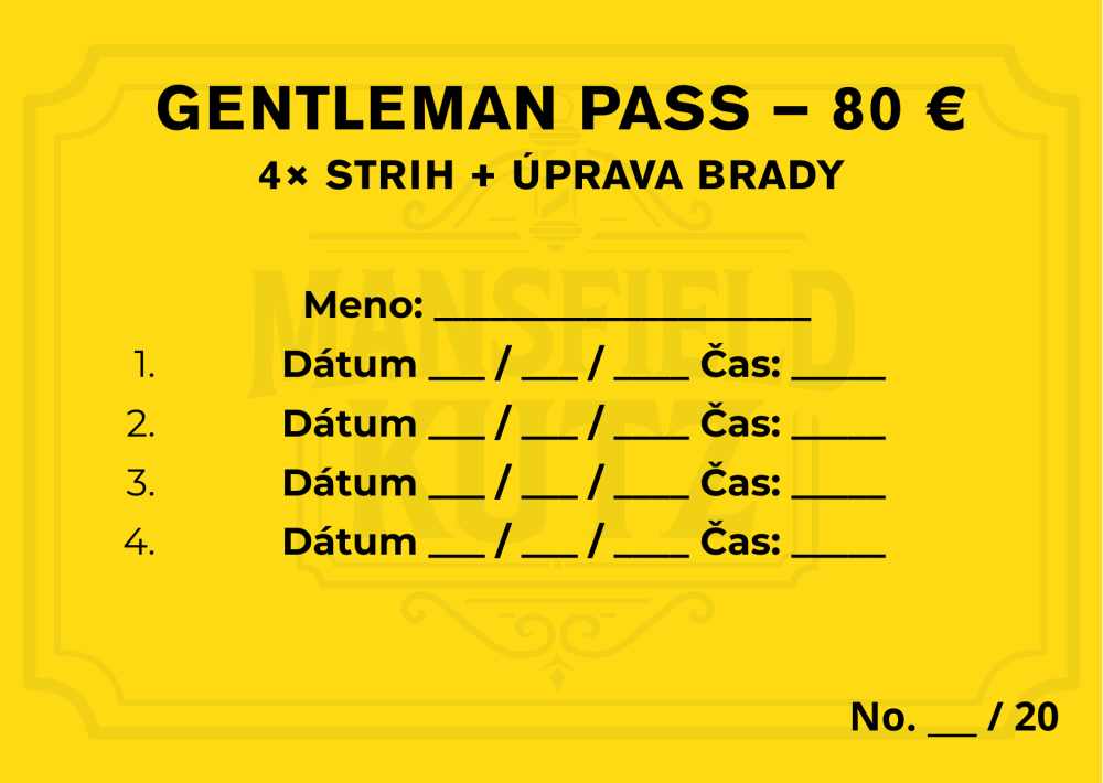 MANSFIELD GENTLEMAN PASS