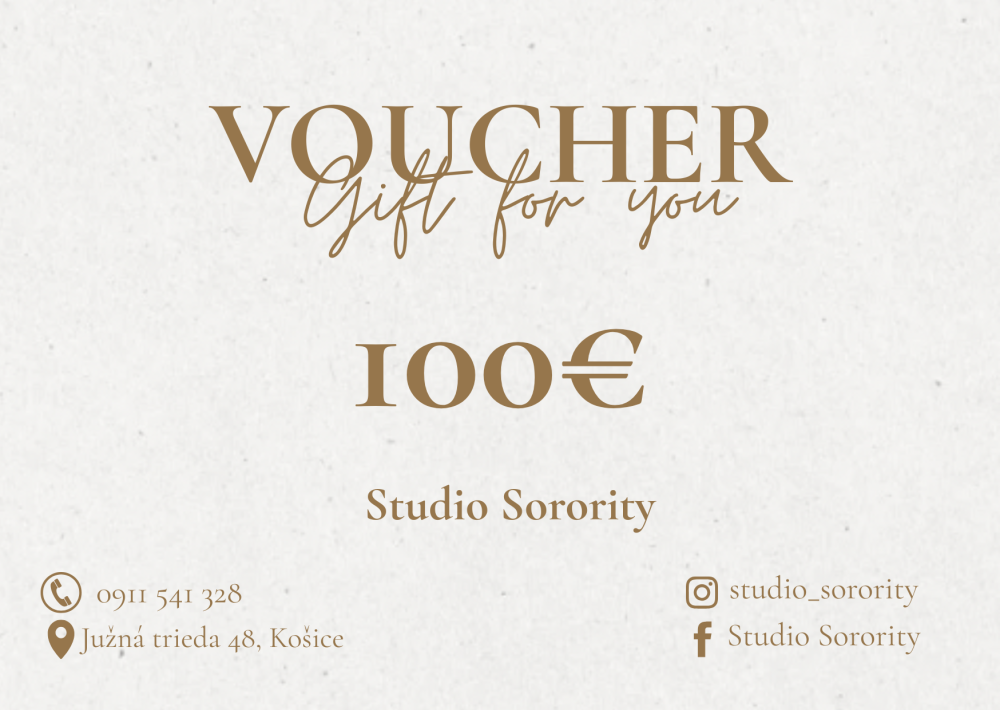 Darčekový poukaz v hodnote 100€