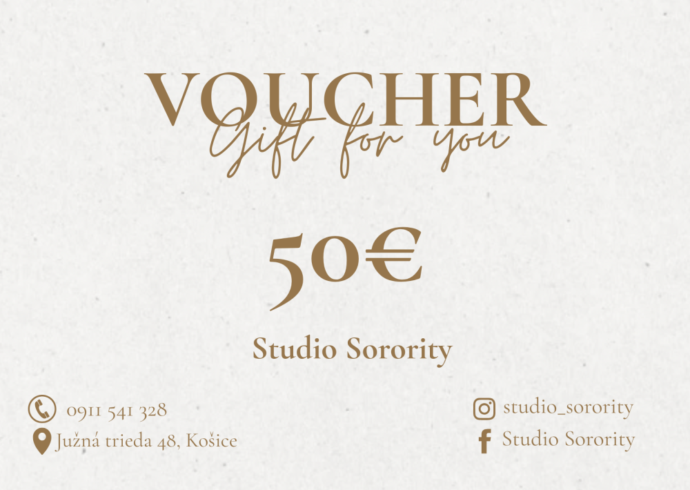 Darčekový poukaz v hodnote 50€