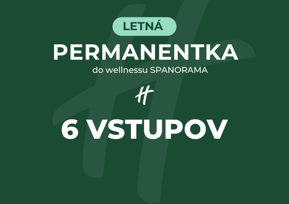 Letná permanentka - 6 vstupov