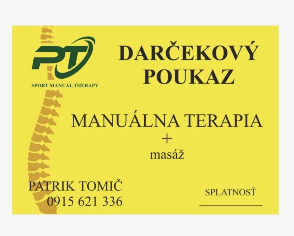 Manuálna terapia+masáž