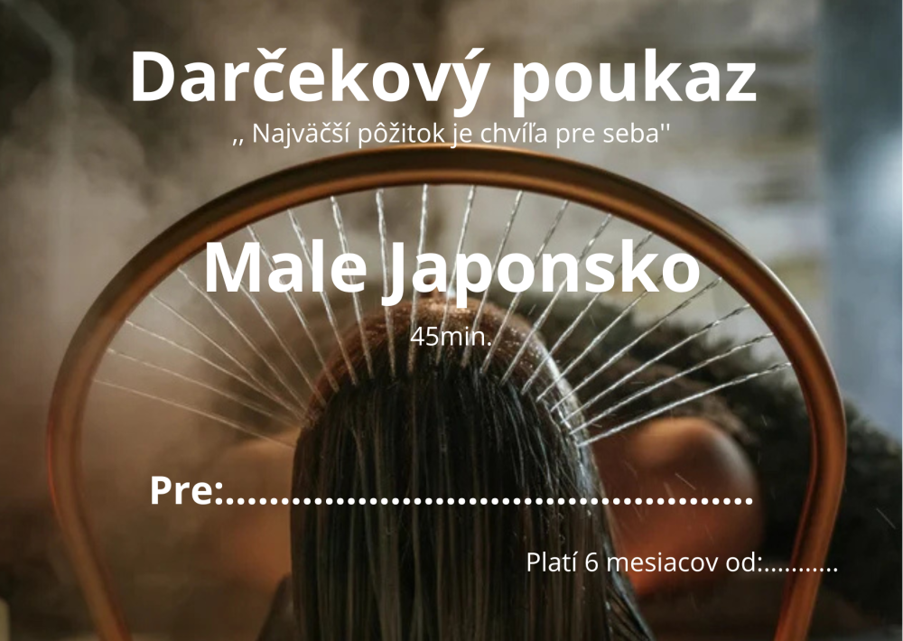 Head spa -Malé Japonsko