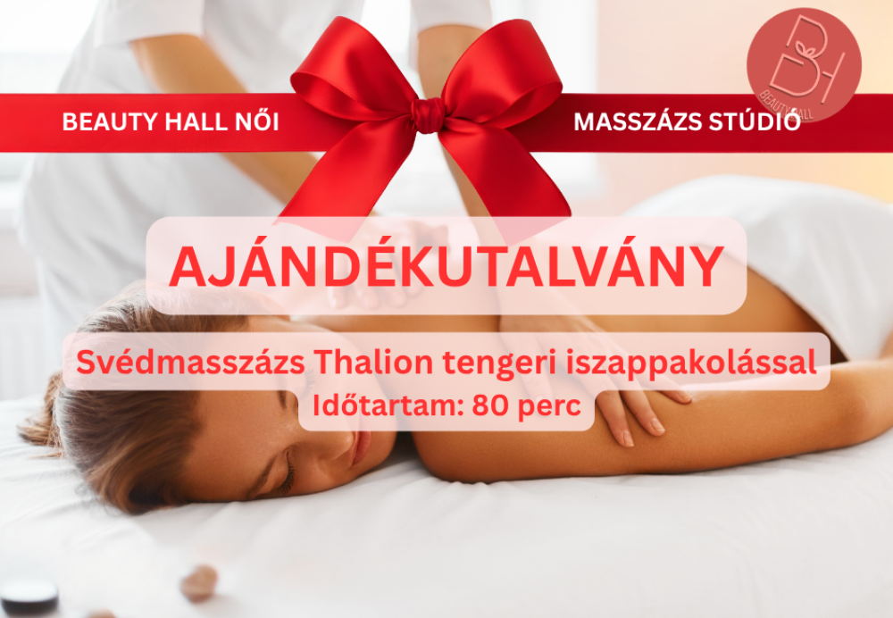 Svédmasszázs Thalion tengeri iszappakolással