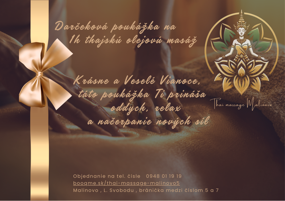 1h thajská olejová - vianoce