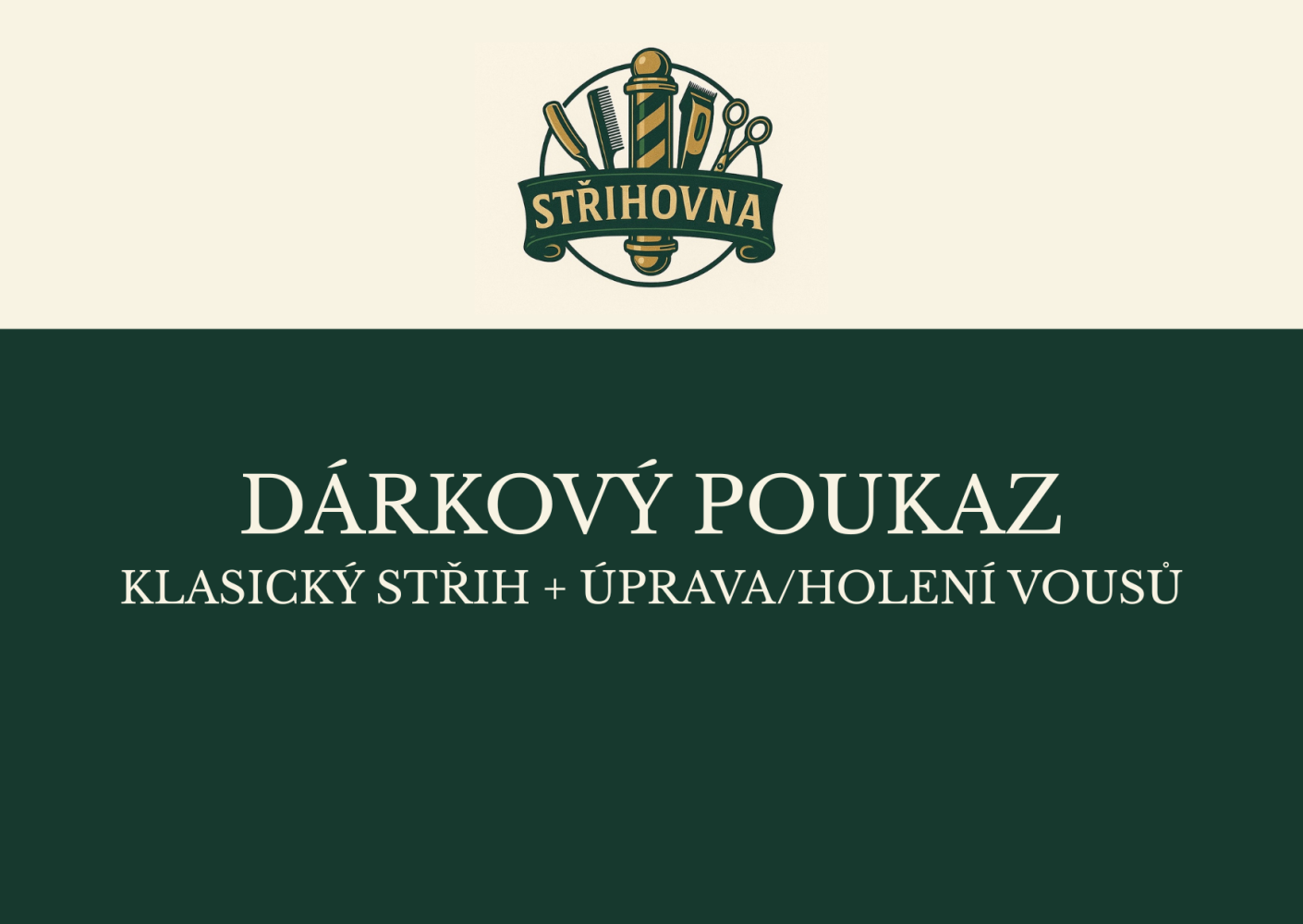KLASICKÝ STŘIH + ÚPRAVA/HOLENÍ VOUSŮ