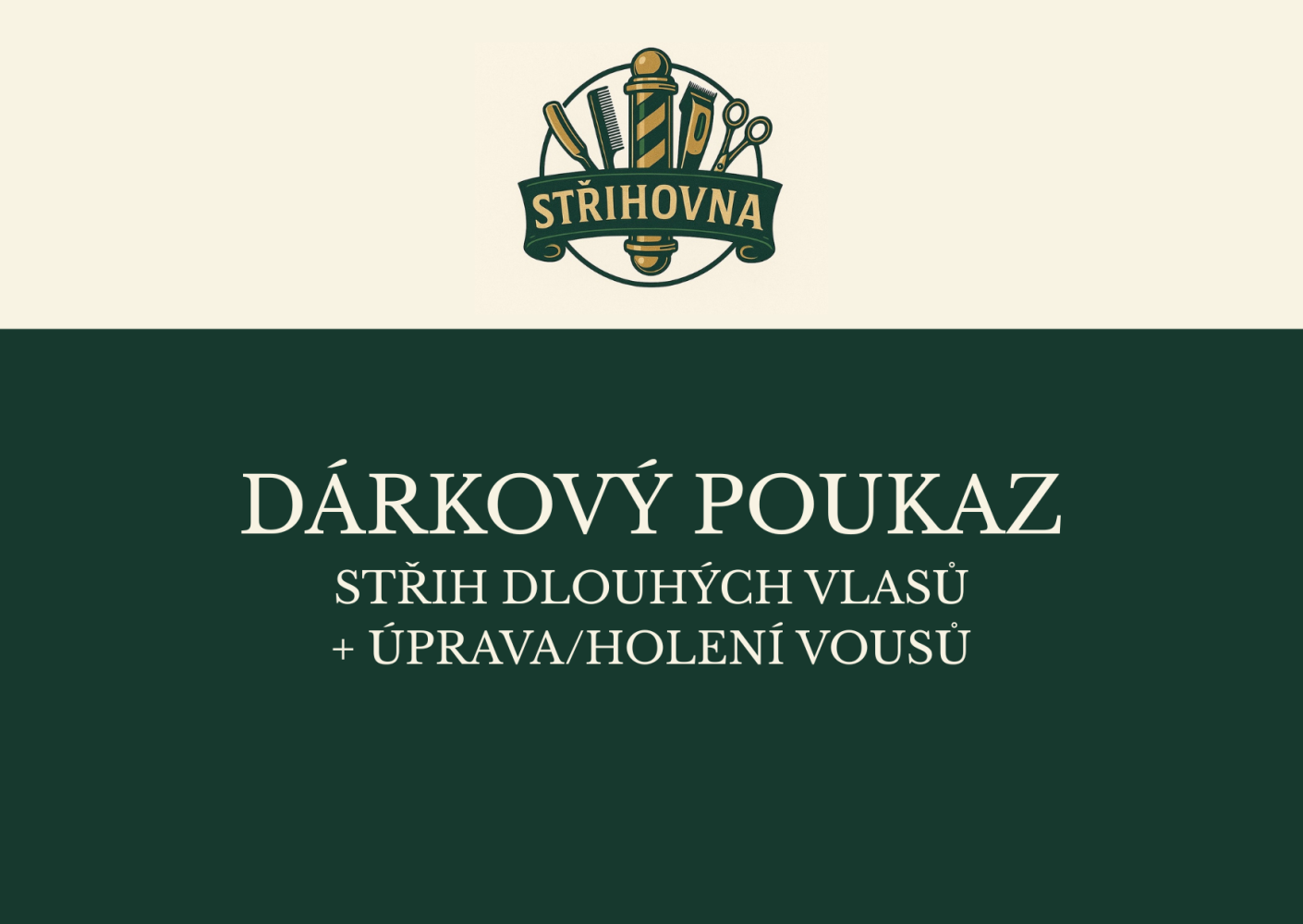 STŘIH DLOUHÝCH VLASŮ + ÚPRAVA VOUSŮ/HOLENÍ VOUSŮ