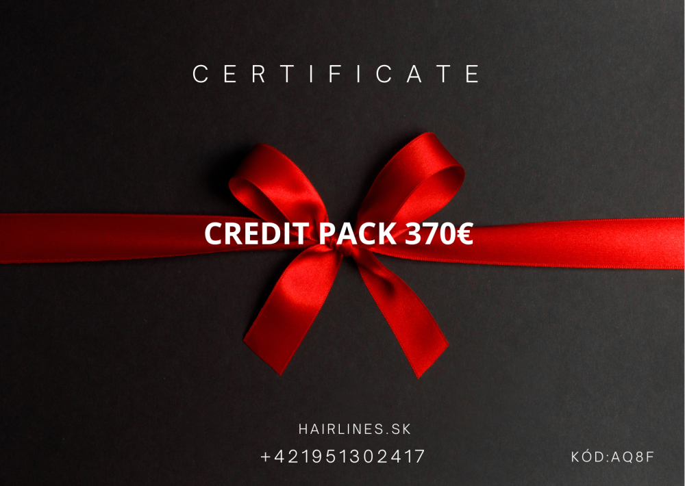 Hair Lines Credit Pack 320 € (+50 € bonus)