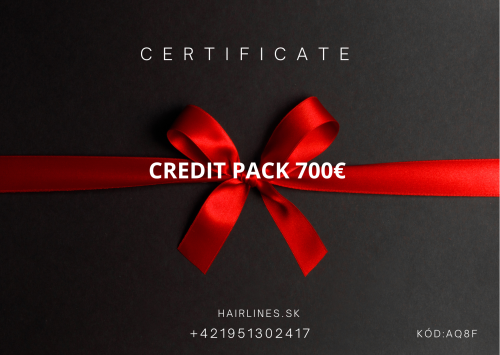 Hair Lines Credit Pack 580 € (+120 € bonus)