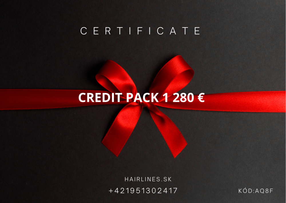 Hair Lines Credit Pack 1 080 € (+200 € bonus)