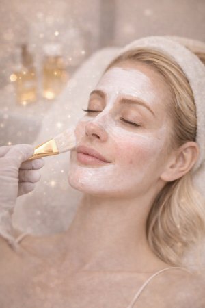 Spots whitening concept 