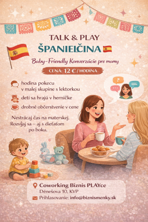 Talk & Play: Španielčina ZAČIATOČNÍCI 🇪🇸☕👶