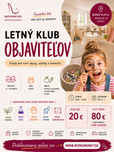 LETNÝ KLUB MALÝCH OBJAVITEĽOV 🔎 BALÍK TÝŽDEŇ