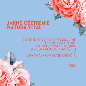 Akcia - jarné detoxikačné ošetrenie NATURA VITAL