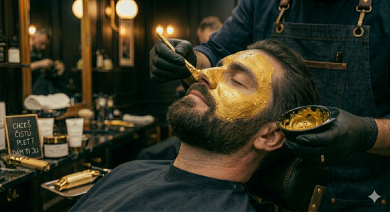  ZLATÁ MASKA NA TVÁR