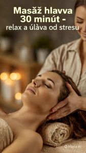  massage hlavy 30 minút