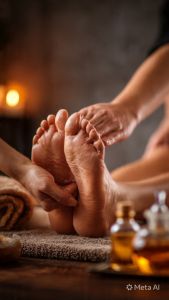 massage nôh 30 minút